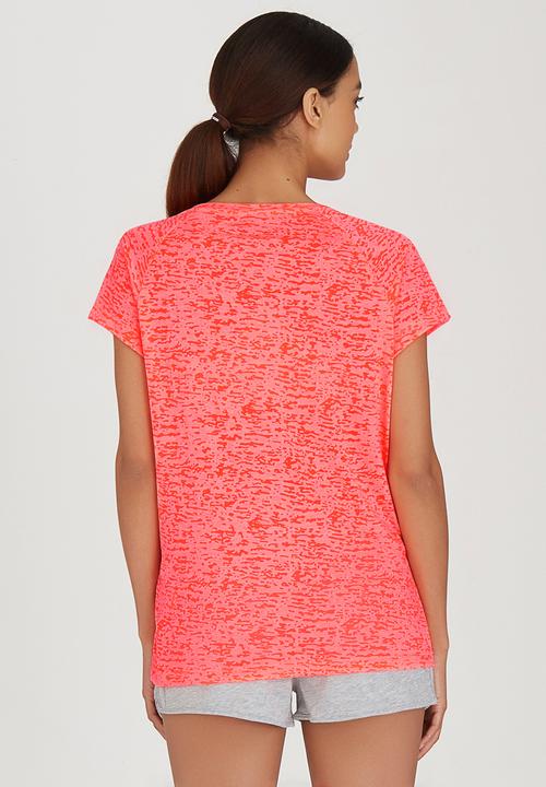 ONLY Play - Elisha Short Sleeve Tee Coral