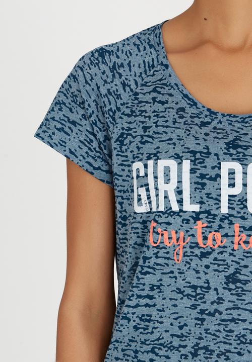 ONLY Play - Elisha Short Sleeve Tee Blue