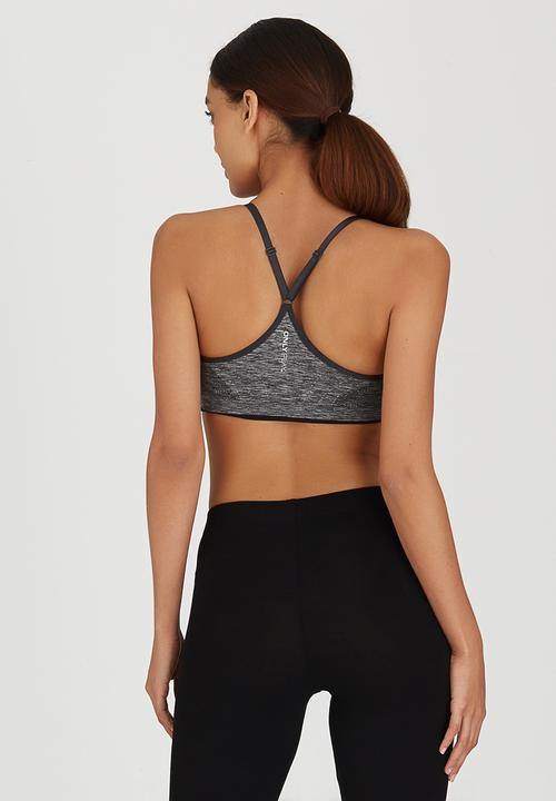 ONLY Play - Lucile Thin Strap Seamless Sports Bra Black