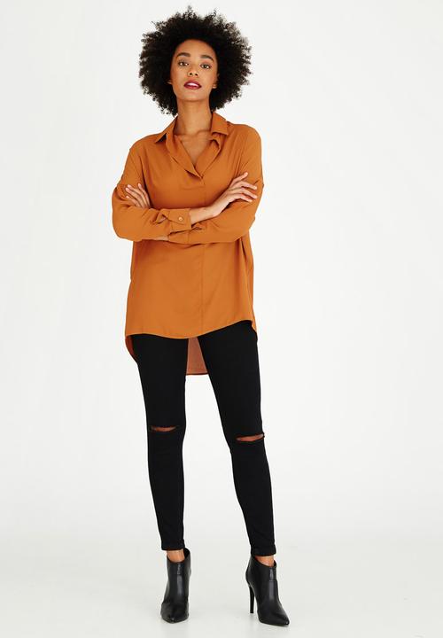 STYLE REPUBLIC - Oversized Blouse Tan
