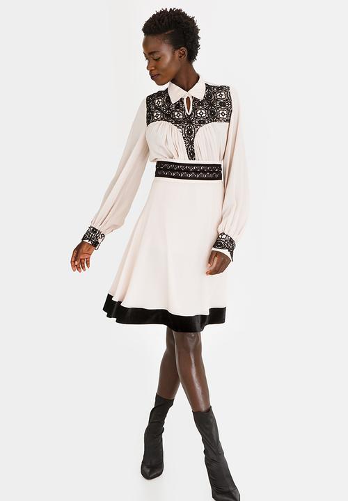 Sober - Amede Border Skirt Off White