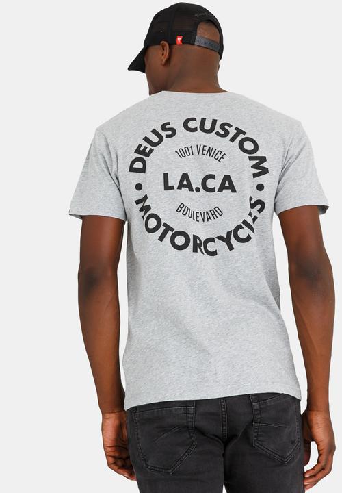 Deus Ex Machina - Concentric Crew Neck Tee Grey