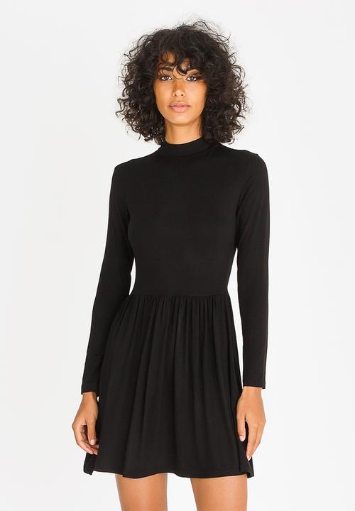 c(inch) - Fit and Flare Dress Black