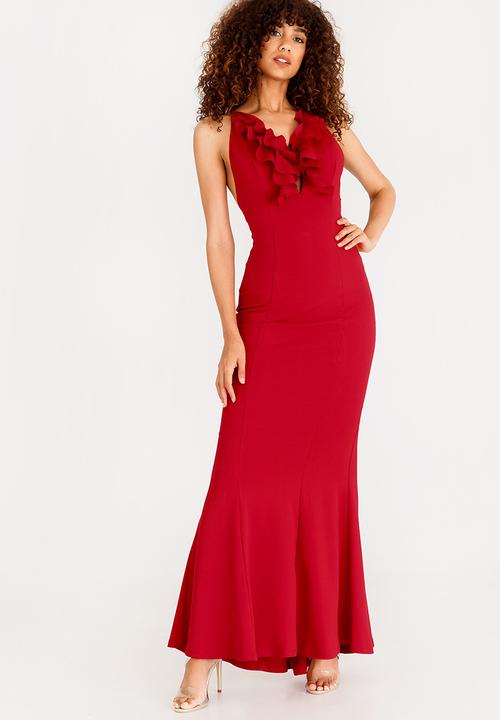 sissy boy red dress