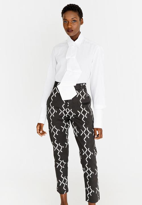 Chulaap - Shirt with Tie Detail White