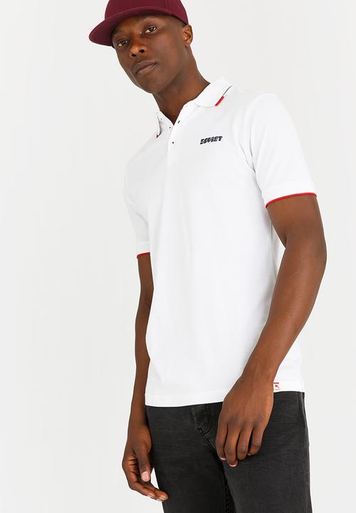 SOVIET - Swansea Pique Golfer White