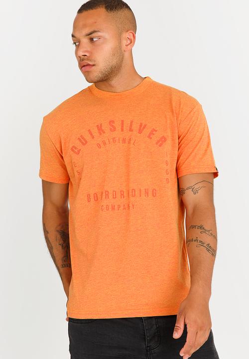Quiksilver - Crafty Crew Neck Tee Orange