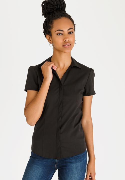edit - Short Sleeve Shirt Black