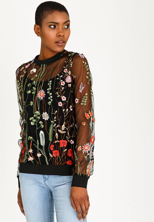 cath.nic - Garden Party Top Black