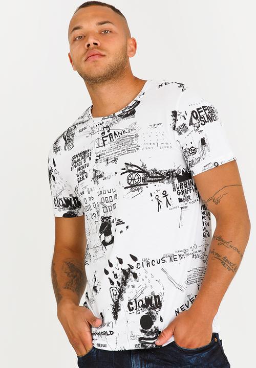 Only & Sons - Doodle Tee White