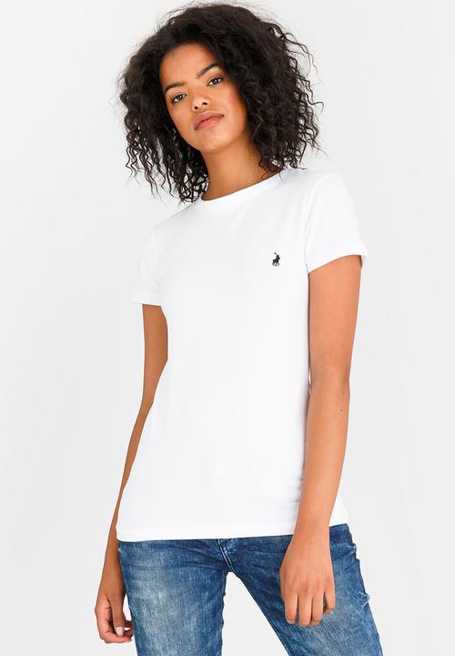 POLO - Allie Short Sleeve Pony Tee White