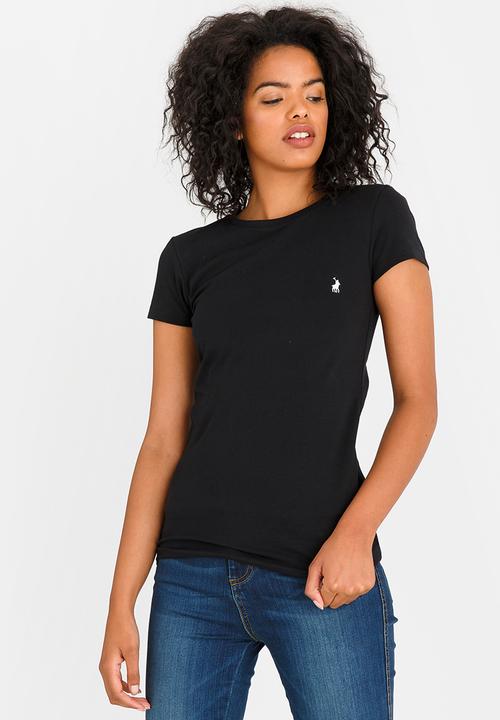 POLO - Allie Short Sleeve Pony Tee Black