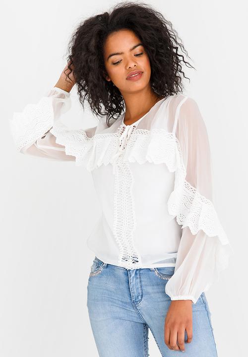 cath.nic - Organza Fantasy Top White