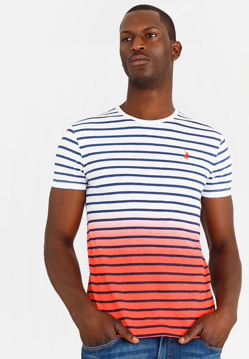 POLO - Ombre Stripe T Shirt White