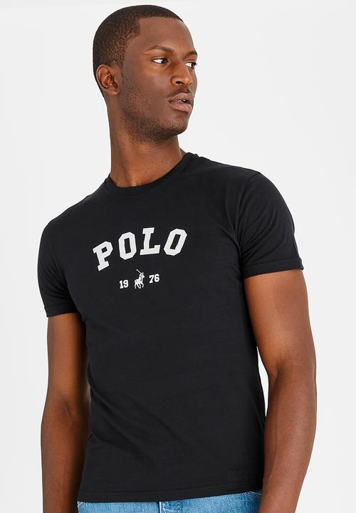 black round neck polo