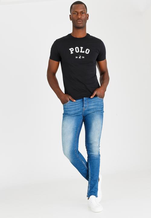 Polo Jeans Co. - Tapered Leg Jeans Mid Blue