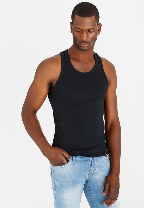 Jockey - Jockey 2-Pack Racer Back Vest Black