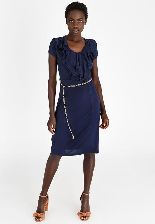 edit - Day to Night Semi-fitted Dress Navy