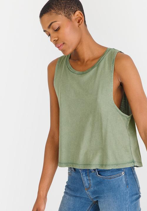 Billabong  - Sun Bleached Muscle Tee Green