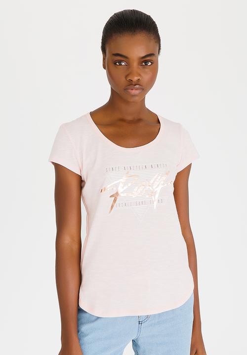 Roxy - Fringe Tee Pale Pink