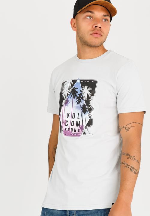Volcom - Hazer Cotton Tee Pale Grey