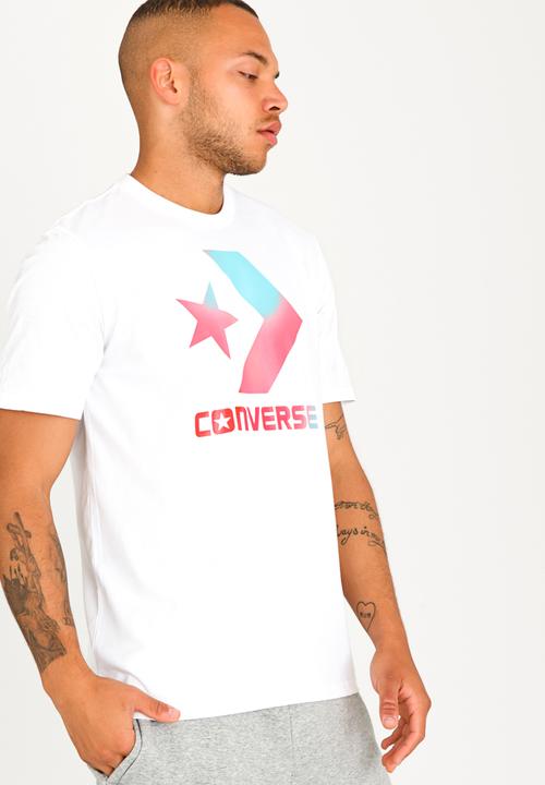 Converse - Heat Map Star Chevron Tee White