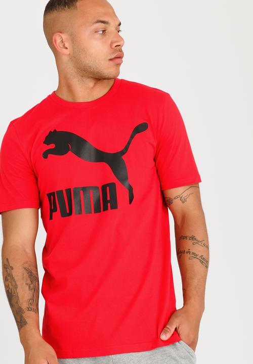PUMA - Archive Logo Tee Print Red