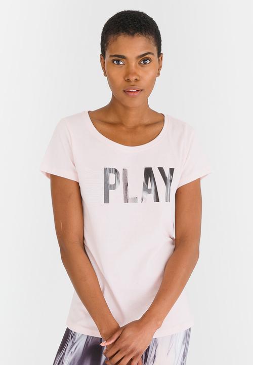 ONLY Play - Mici Regular Short Sleeve Tee Pale Pink
