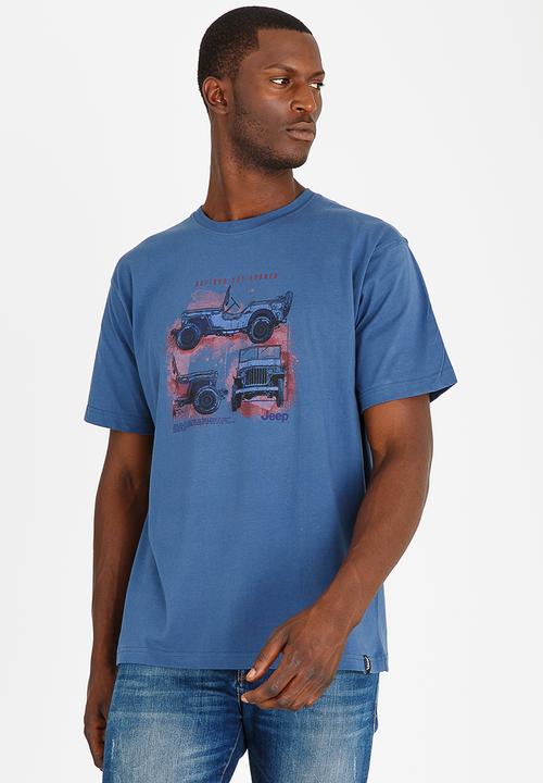 JEEP - Jeep Applique Printed Tee Navy