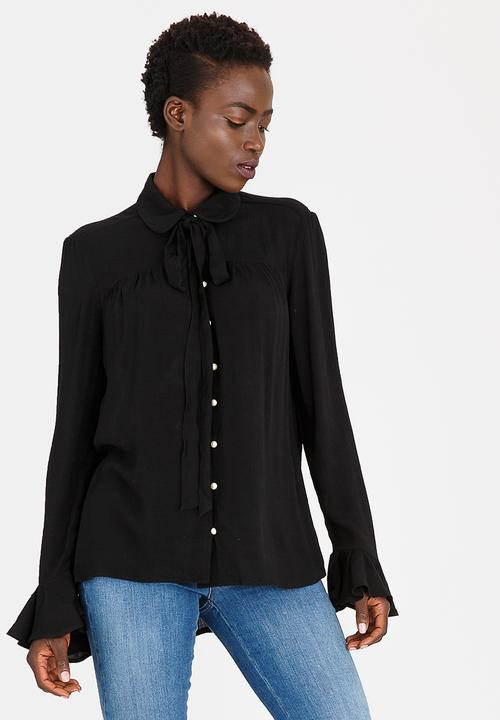 edit - Kittybow Blouse Black