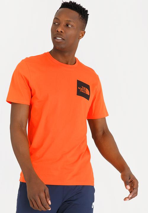 The North Face - Short sleeve fine tee - orange 