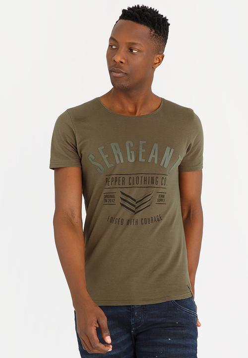 S.P.C.C - High Density Graphic Printed Tee Mid Brown
