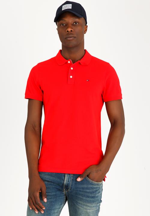red tommy hilfiger top