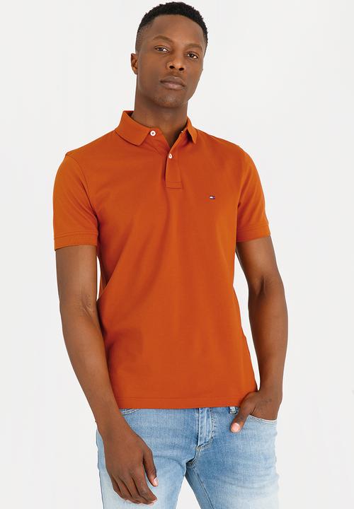 Tommy Hilfiger - Regular Polo Golfer Rust
