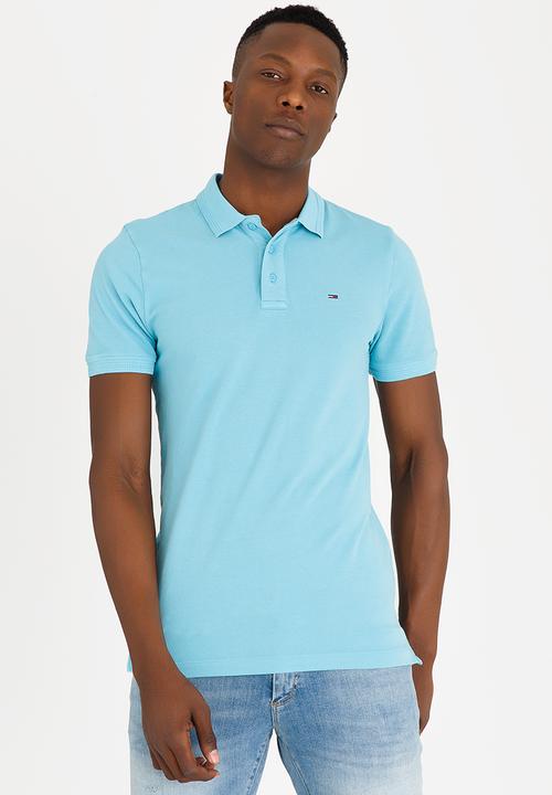 Tommy Hilfiger - Fine Garment Dye Polo Golfer Blue