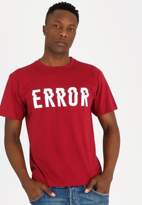 STYLE REPUBLIC - Error Tee Burgundy