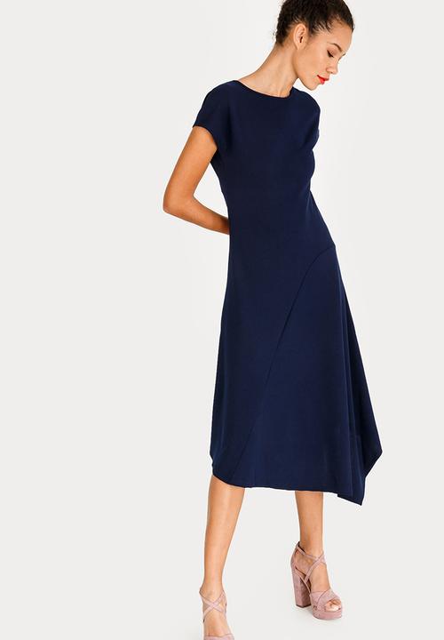 STYLE REPUBLIC - Asymmetrical Dress Navy