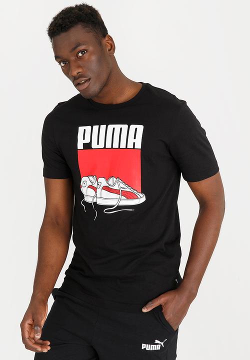 PUMA - Sneaker Printed Tee Black