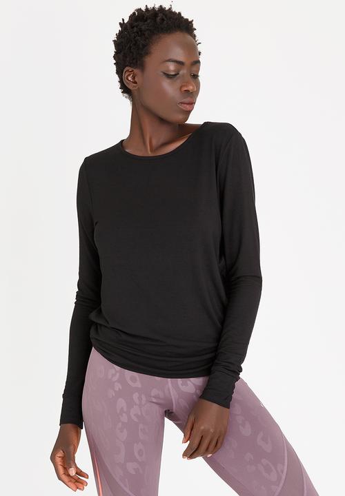 ONLY - Lena Yoga Long Sleeve Tee Black