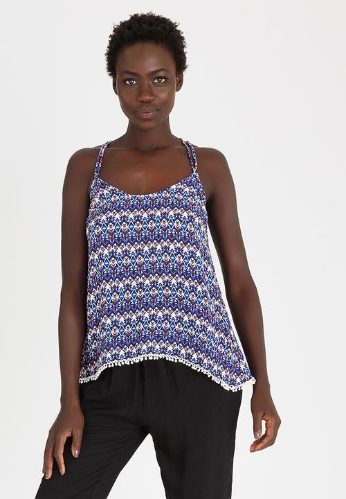 edit - Strappy Cami Blue