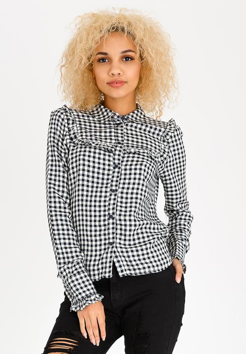 ONLY - Aria Long Sleeve Shirt Navy