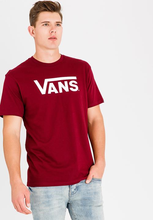 Vans - Vans Classic Cotton Tee Burgundy