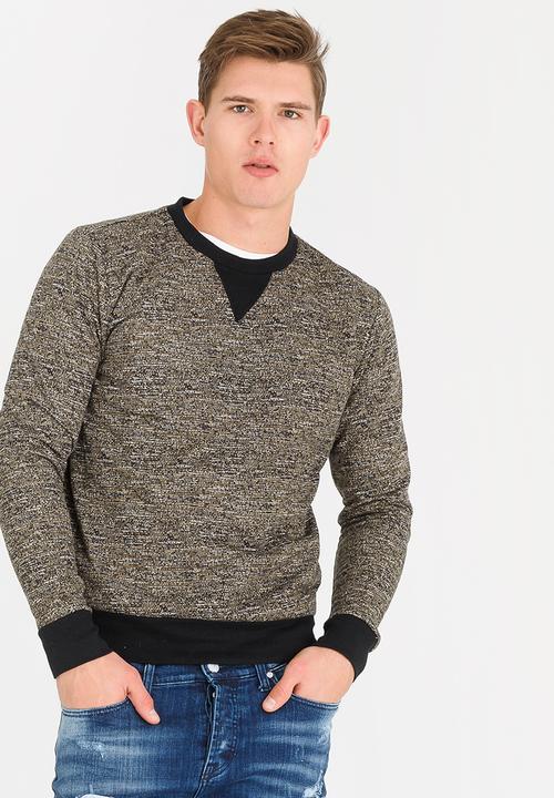 STYLE REPUBLIC - Relaxed Crew Neck T-shirt Khaki Green