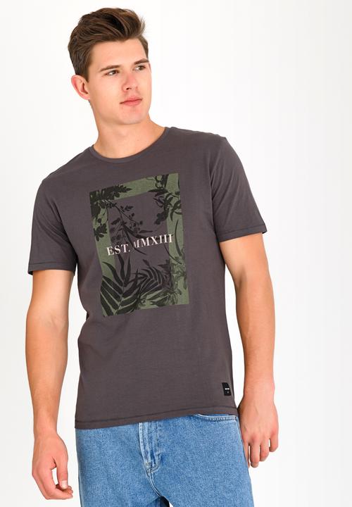 Only & Sons - Crew Neck Tee Charcoal