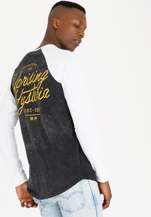 Silent Theory - Fluent Raglan Cotton Tee Black