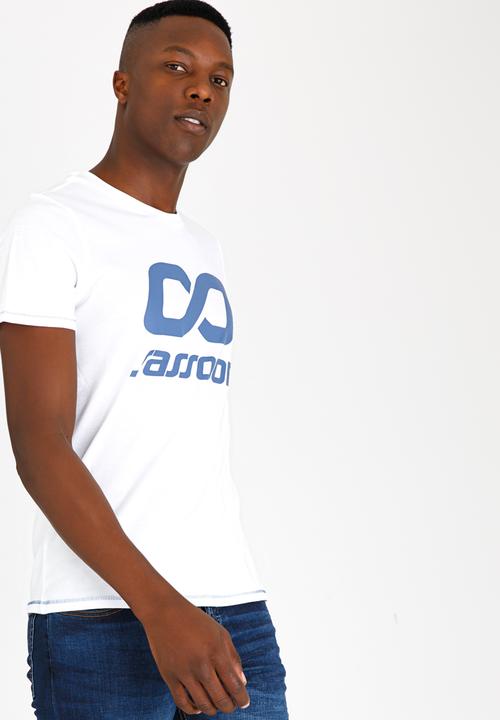 Sassoon - T-Shirt With Large Placement Print White