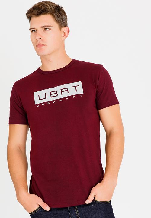 UrbanArt - Chase Crew Neck Top Burgundy