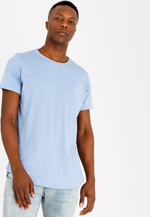 STYLE REPUBLIC - Rounder Crew Neck Tee Mid Blue