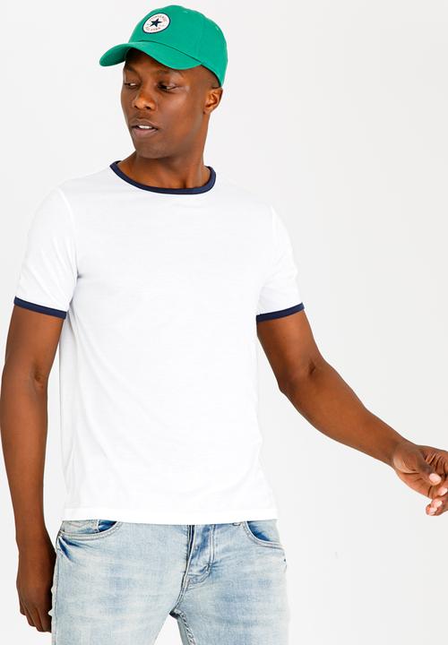 STYLE REPUBLIC - Ringer Contrast Tee White