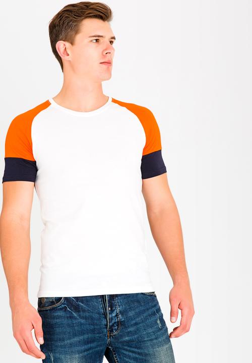 Only & Sons - Raglan Crew Neck Tee White